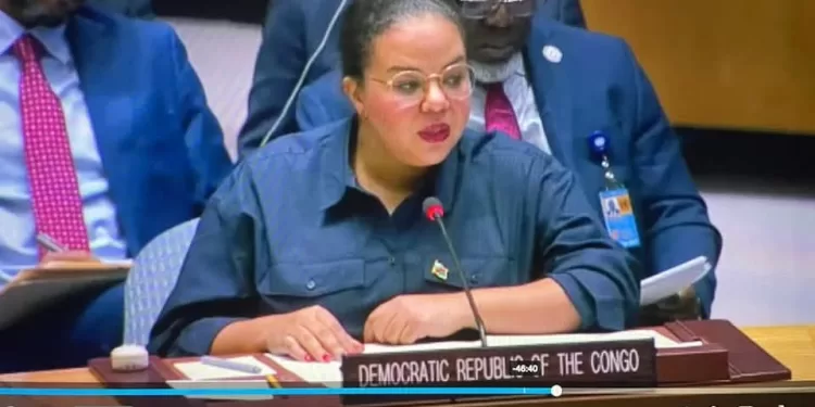 Thérèse Kayikwamba au Conseil de sécurité de l&rsquo;ONU : « La RDC appelle à une action urgente contre l&rsquo;agression rwandaise »