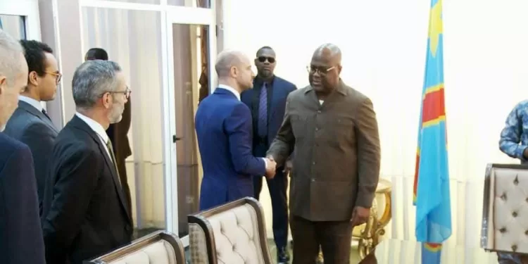 Rencontre entre Félix Tshisekedi et Jean-Noël Barrot