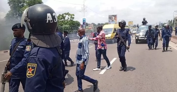 Marche de protestation contre l’agression rwandaise à Kinshasa