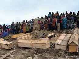 Bukavu : Inhumation de 18 victimes des affrontements entre l&rsquo;armée et le M23