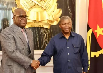 Le Président Félix Tshisekedi reçu par João Lourenço au Palais Présidentiel de Luanda