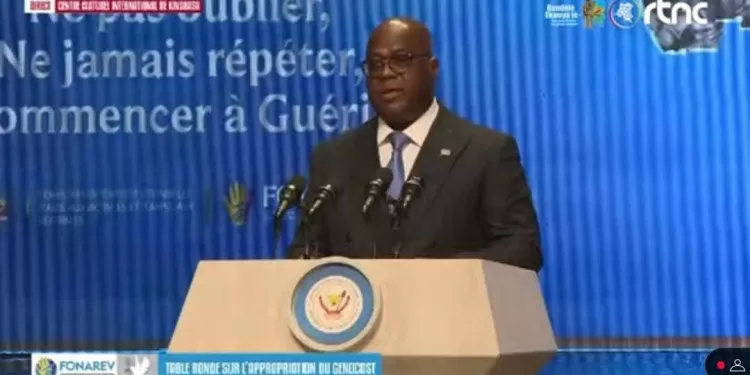 Table Ronde sur l’Appropriation du Génocost : F. Tshisekedi dénonce un génocide et réclame justice
