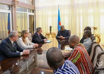 Kinshasa : Le Président Félix Tshisekedi reçoit une délégation de députés européens sur la situation sécuritaire en RDC