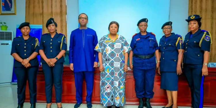 Clôture du Mois de la Femme à Kinshasa : Eugénie Tshela Appelle à l’Engagement Féminin pour la Sécurité Nationale