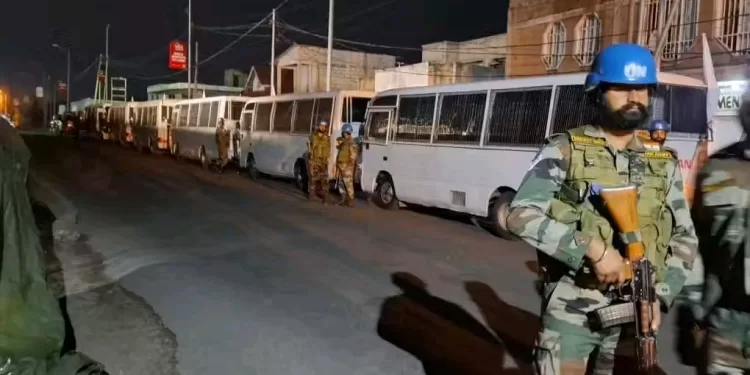 Goma : Des militaires, policiers et leurs familles évacués des installations de la MONUSCO vers Kinshasa