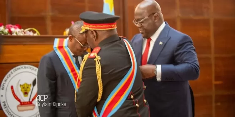 RDC : Felix Tshisekedi élève Umaro Sissoco héros nationaux Kabila-Lumumba pour son engagement en faveur de la paix