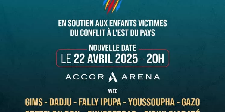 Concert caritatif Solidarité-Congo : Nouvelle date confirmée pour le 22 avril 2025