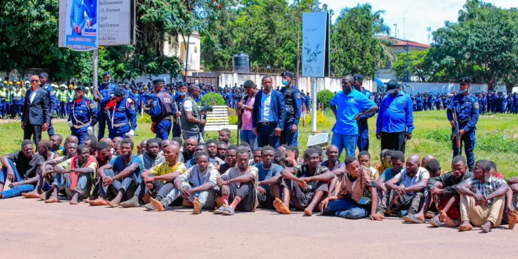 Haut-Katanga : Plus de 100 bandits interpellés dans le cadre de l&rsquo;opération « Ndobo » à Lubumbashi