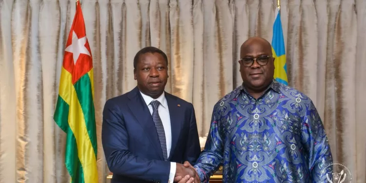 RDC : Félix Tshisekedi reçoit Faure Gnassingbé, nouveau médiateur de l’Union africaine sur le conflit dans l’Est