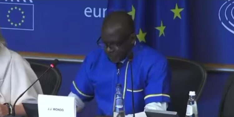 Jean-Jacques Wondo dénonce une justice « oppressive » devant le Parlement européen