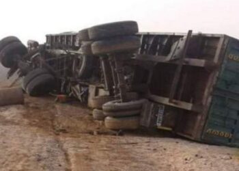 Masina : un camion de Congo Futur se renverse, pas de perte en vie humaine signalée