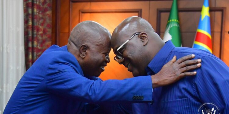 RDC : Félix Tshisekedi et Adolphe Muzito échangent sur l’avenir de l’État lors d’un tête-à-tête inédit