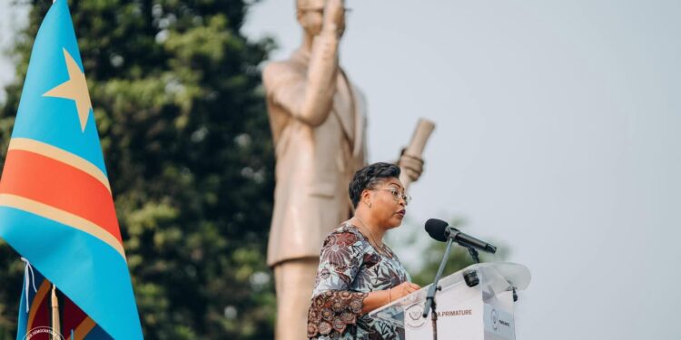 Centenaire de Patrice Emery Lumumba : Judith Suminwa célèbre l’héritage du héros national