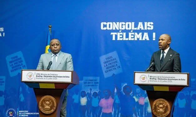 Processus de Doha : vers une paix progressive mais résolue en RDC