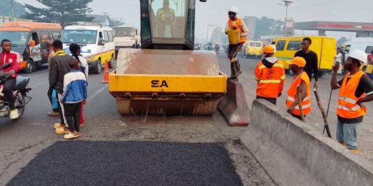 Kinshasa : Fermeture partielle de l’avenue Bypass pour cause de travaux routiers