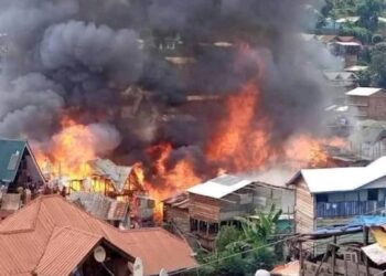 Bukavu : un incendie dévastateur fait un mort et laisse plus de 100 familles sans abri à Nyakaliba