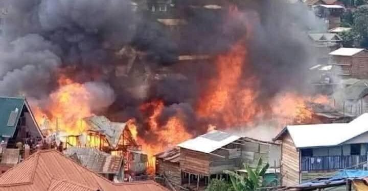 Bukavu : un incendie dévastateur fait un mort et laisse plus de 100 familles sans abri à Nyakaliba