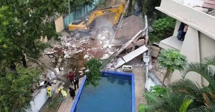 Kinshasa : Démolition des constructions anarchiques entre Trois Vallées et Allée Verte à Ngaliema