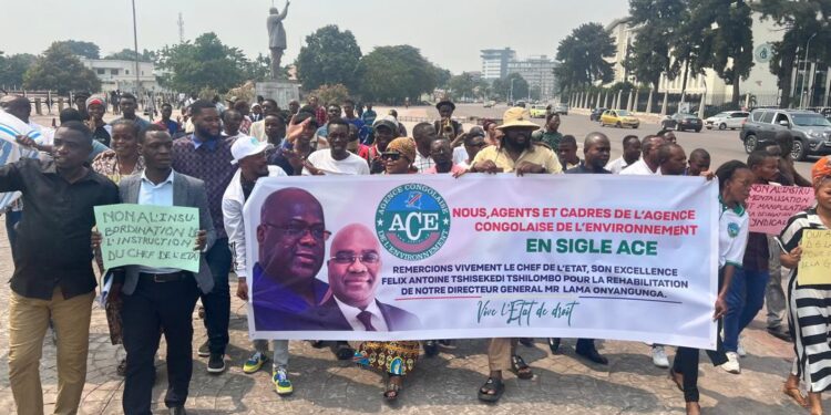 RDC – Les agents de l’ACE expriment leur reconnaissance après la réhabilitation de leur DG
