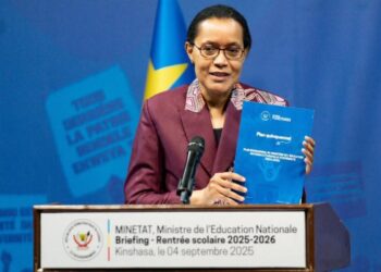 RDC : La ministre Raïssa Malu veut faire de l’éducation « le socle du développement durable » d’ici 2029