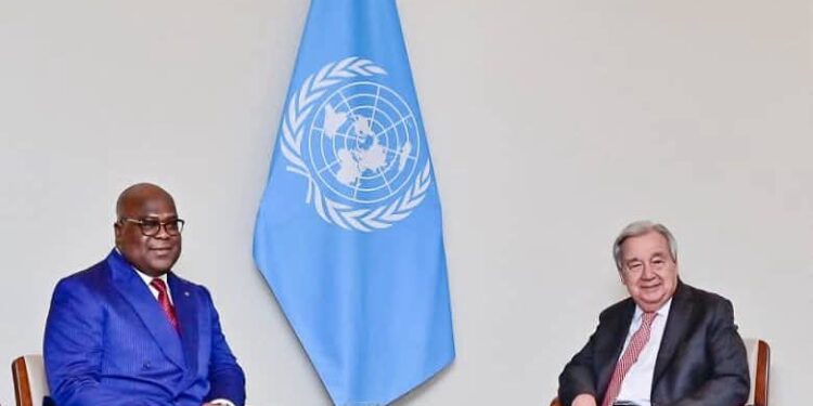 New York : Félix Tshisekedi et António Guterres resserrent les rangs autour de la paix en RDC