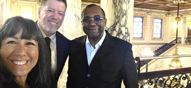 Diplomatie : Antoine Ghonda rencontre Jenny Korn, directrice du Bureau de la Foi de la Maison Blanche