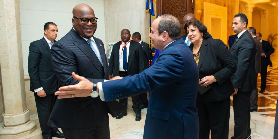 Le Président Félix Tshisekedi en visite officielle au Caire sur invitation du Président Abdel Fattah al-Sissi