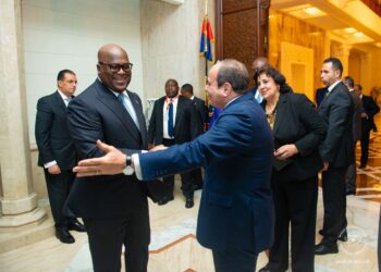 Le Président Félix Tshisekedi en visite officielle au Caire sur invitation du Président Abdel Fattah al-Sissi