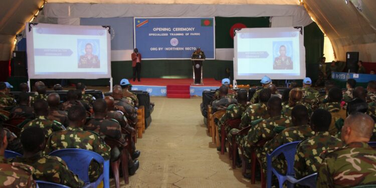 Ituri : La MONUSCO renforce les capacités des FARDC à Bunia