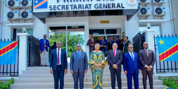 Kinshasa : la Primature inaugure le bâtiment « Jean-Michel Sama Lukonde Kyenge », nouveau cœur des archives gouvernementales