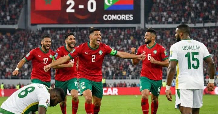 CAN 2025 : Le Maroc démarre fort face aux Comores (2-0)