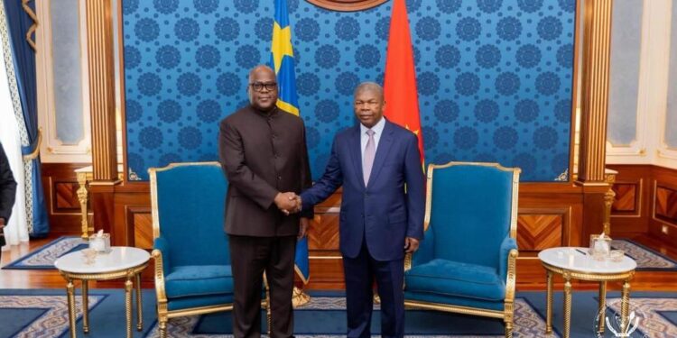 RDC–Angola : Tshisekedi et Lourenço se retrouvent à Luanda pour une nouvelle concertation sécuritaire
