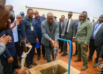 Haut-Lomami : Félix Tshisekedi inaugure l&rsquo;usine d&rsquo;eau potable de Lovoyi
