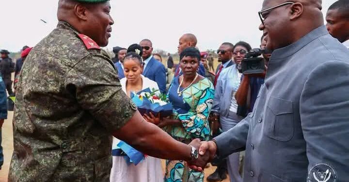 Kanyama-Kasese : Félix Tshisekedi salue l’action du Service national