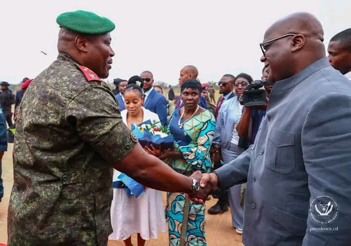Kanyama-Kasese : Félix Tshisekedi salue l&rsquo;action du Service national