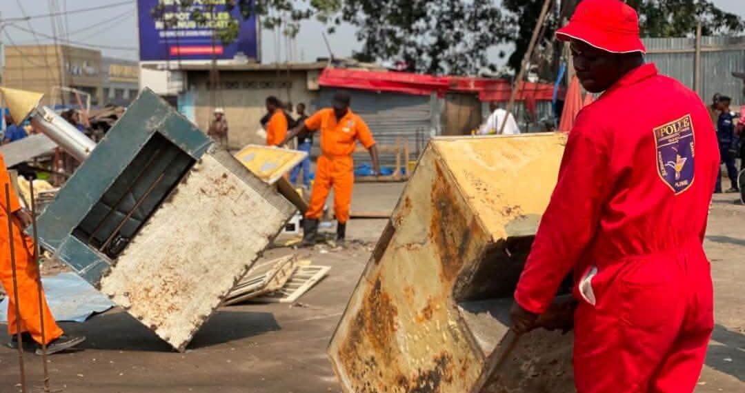 Kinshasa : Kasavubu reprend ses emprises publiques après une vaste opération de démantèlement
