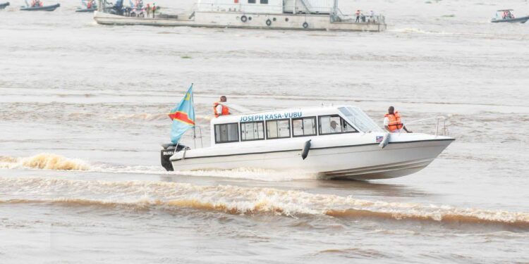 RDC : Félix Tshisekedi lance de nouvelles unités pour sécuriser la navigation fluviale