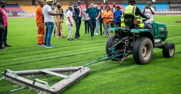 RDC : le gazon du Stade des Martyrs certifié