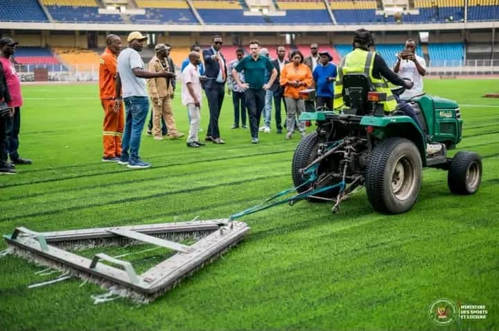RDC : le gazon du Stade des Martyrs certifié